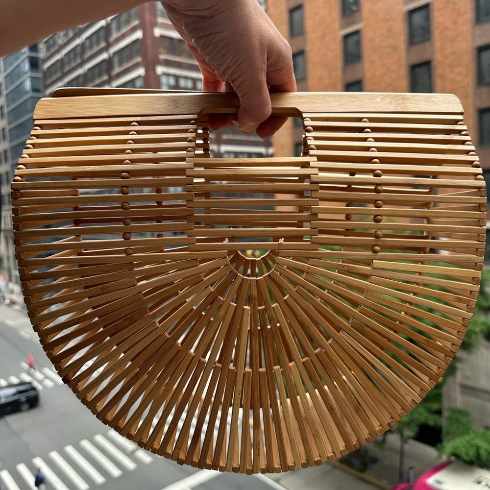Cult Gaia Iconic LARGE Ark Bamboo Bag Excellent Condition